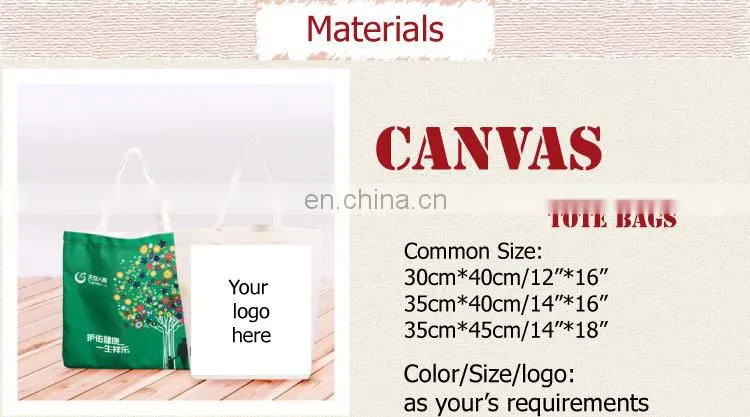 custom personalized red cotton tote bags printed logo