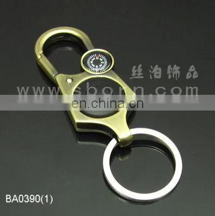 new products keychain led torch light hot selling mini compass led keychain
