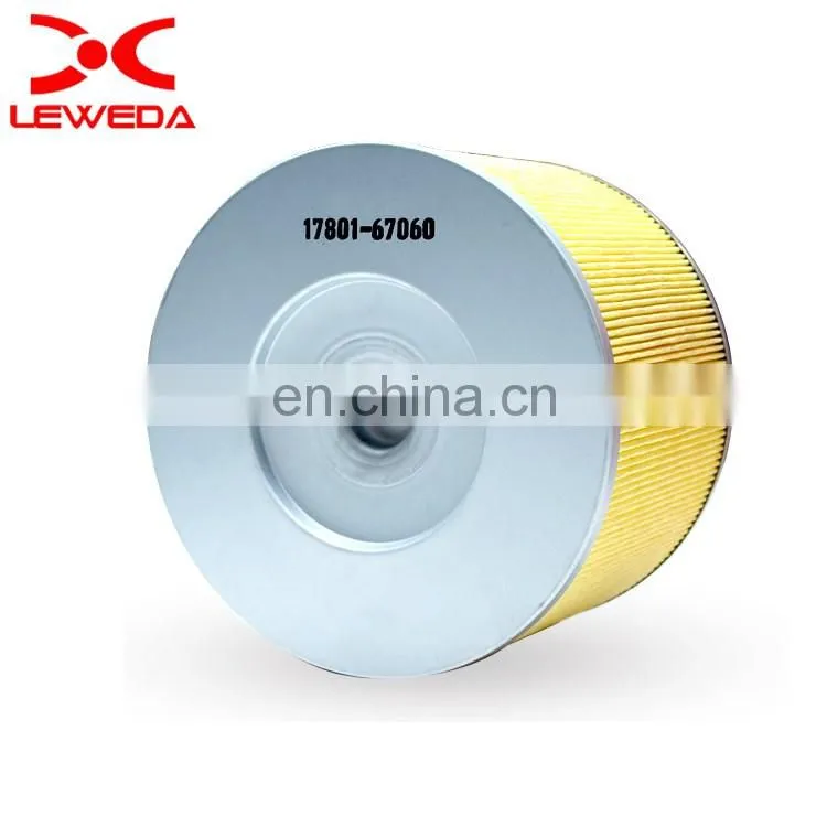 China factory car air filter element 17801-67060 auto air filter