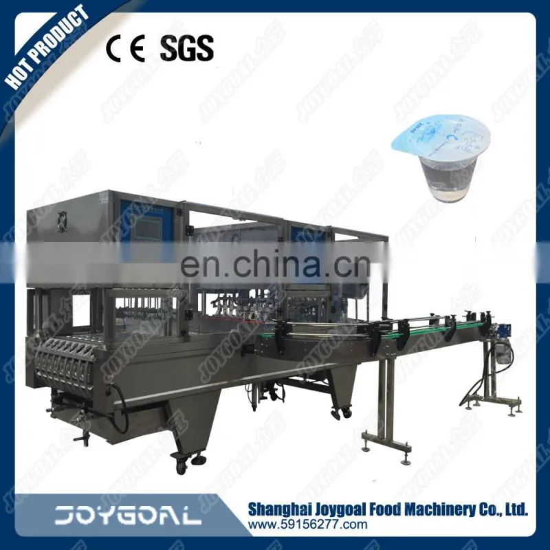 automatic liquid filling sealing machine ice cream cup filling machine
