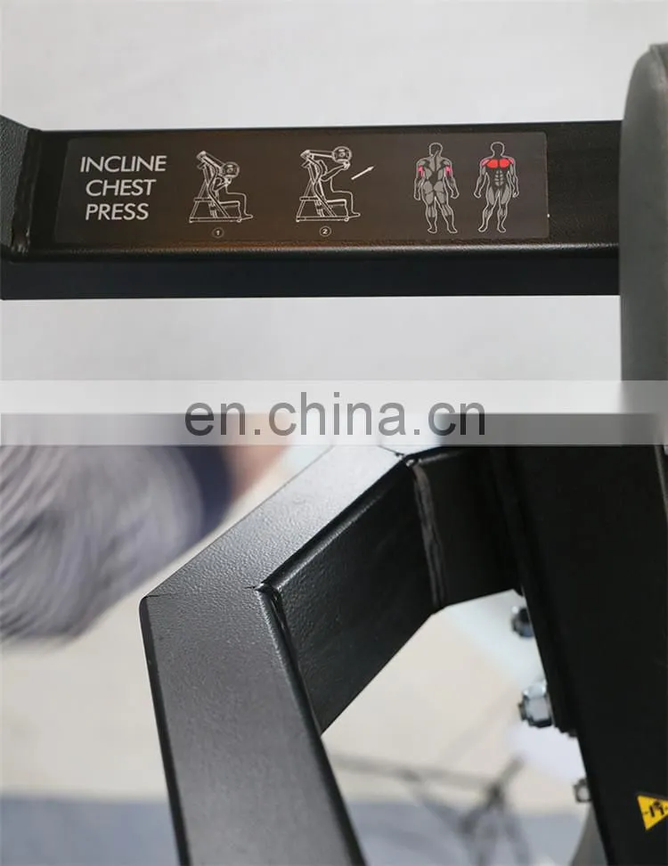 Hornet training device for gym hammer strength incline chest press