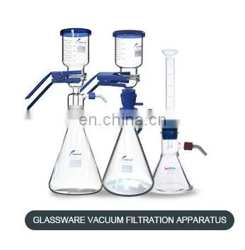 AKMLAB Laboratory Glass Vacuum Filter Solvent Filtration Apparatus