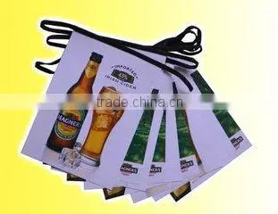 high quality promotional custom logo polyester advertising bunting flag