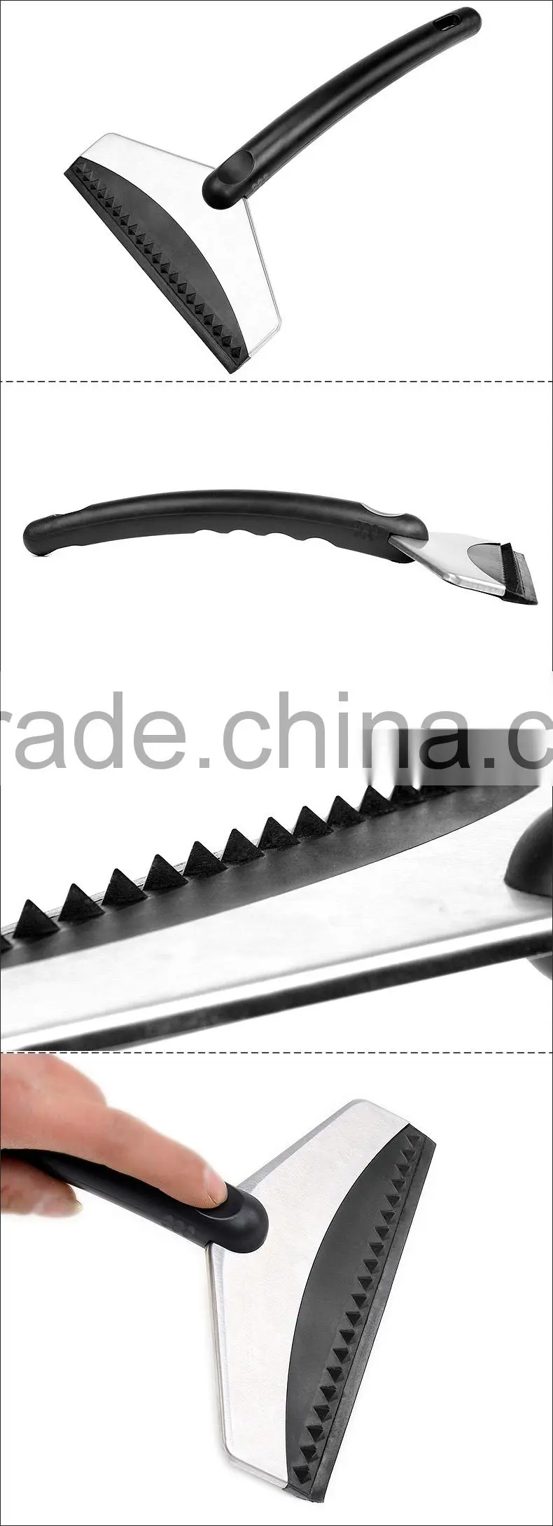 (398) Promotional Portable Stainless Steel Car Shovel Snow Ice Scraper