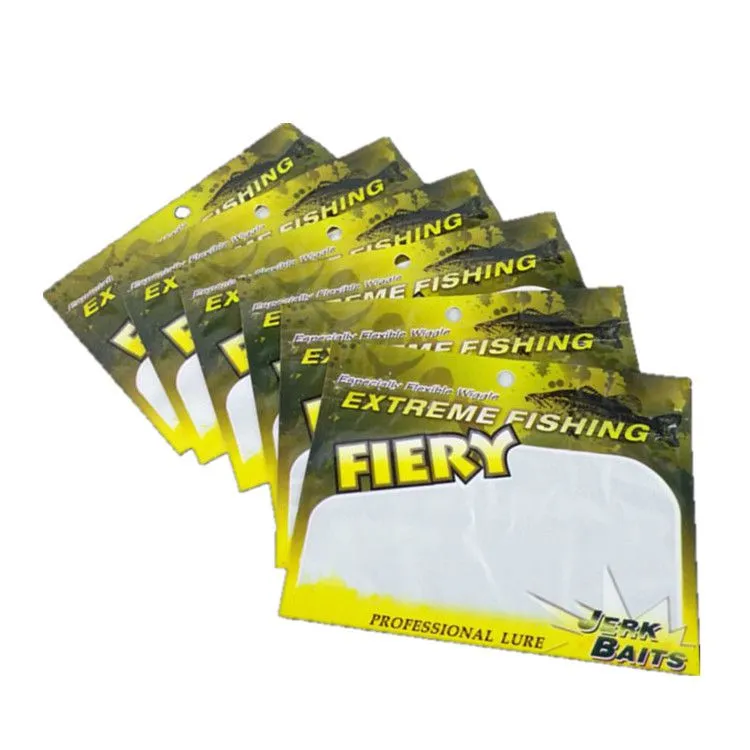 Competitive Price Custom Plastic Fishing Worms Bag Custom Soft Foil Reusable Fish Lure Stosh Baits Packaging Bags With Window