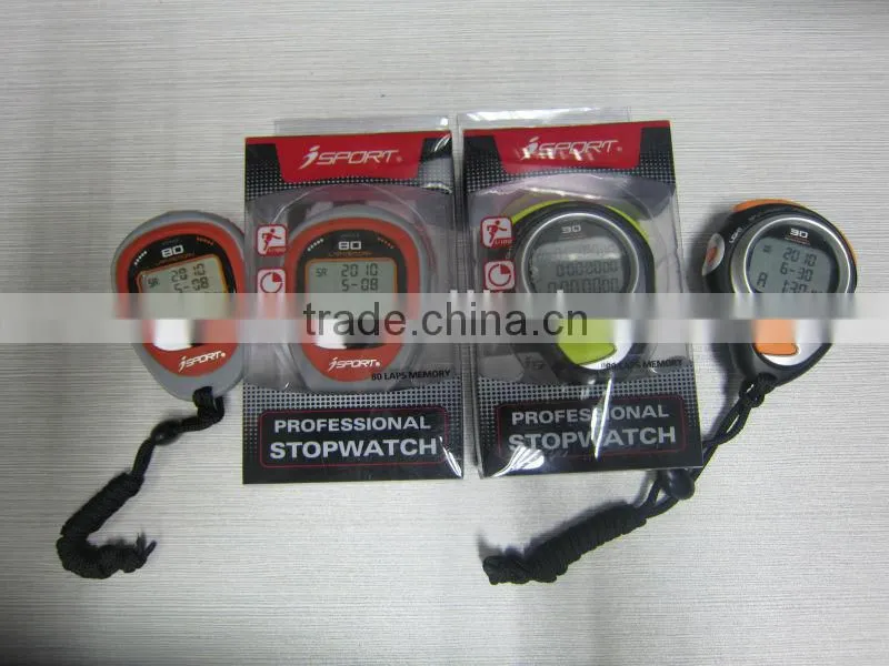 Multifunction Countdown Pacer Waterproof 100 lap Memory Racing stopwatch