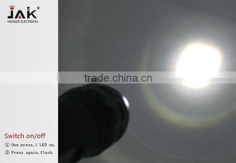 HF1209 1 W aluminium alloy mini led flashlight JAK Ninghai