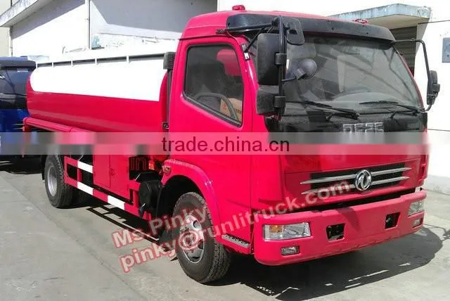 Cheaper Price DFAC Fuel Truck With Dispensing Arrangements Monitor and Meter 8000Liters Oil Tank Truck For Sales