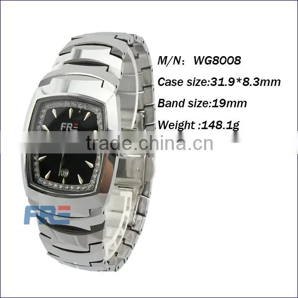 fashionable stainless steel watch for man