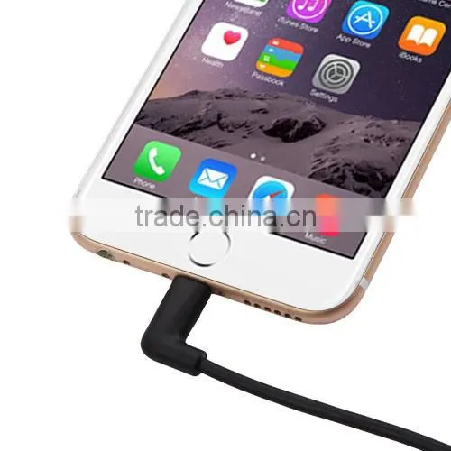 Right Angle 90 Degree 8pin usb cable C48 Connector 3.3ft 1m 0.5m MFi Certified