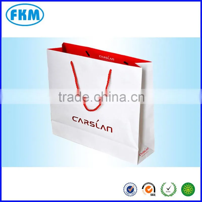 plain white paper bags