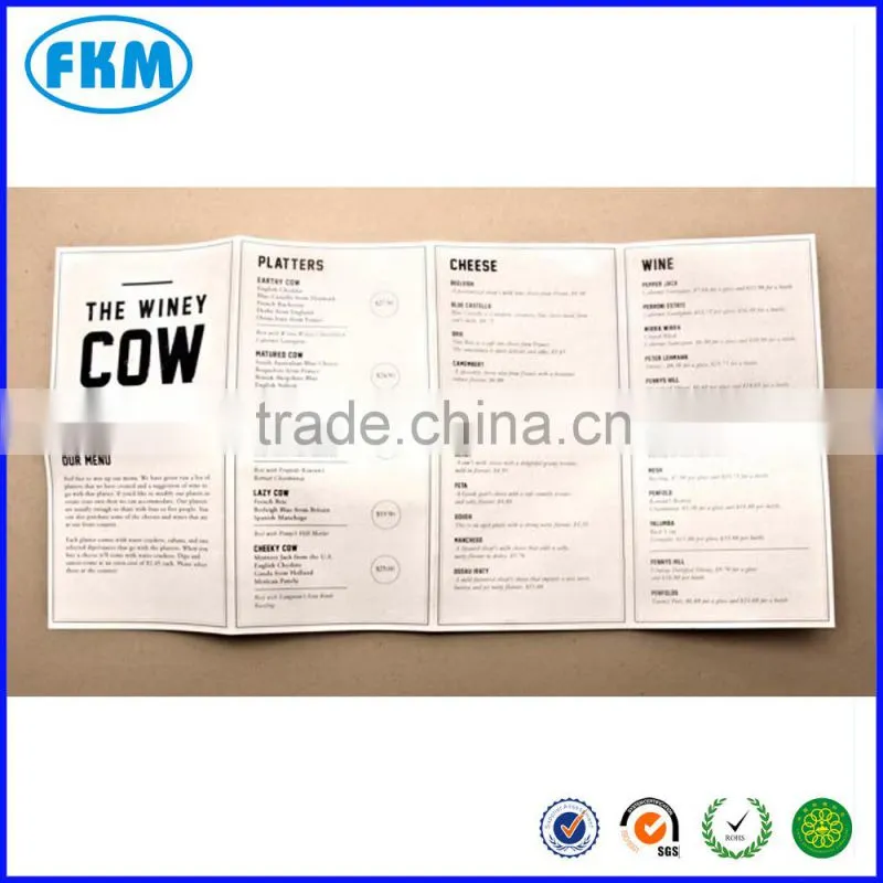 take out menu