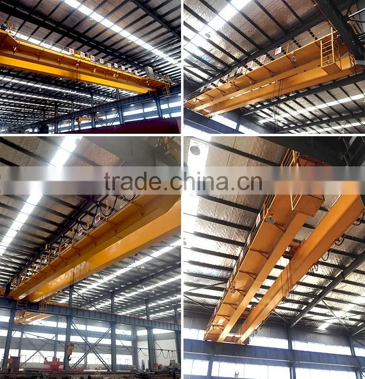 Best Promotion double girder 10ton suspending overhead bridge crane 55 ton