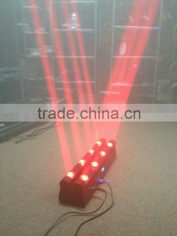 Led moving head spider light RGBW narrow beam smooth linear dimming