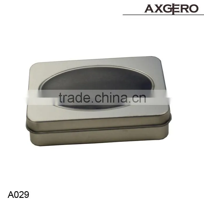 Popular gift wrap boxes for watch, Metal watch tin box