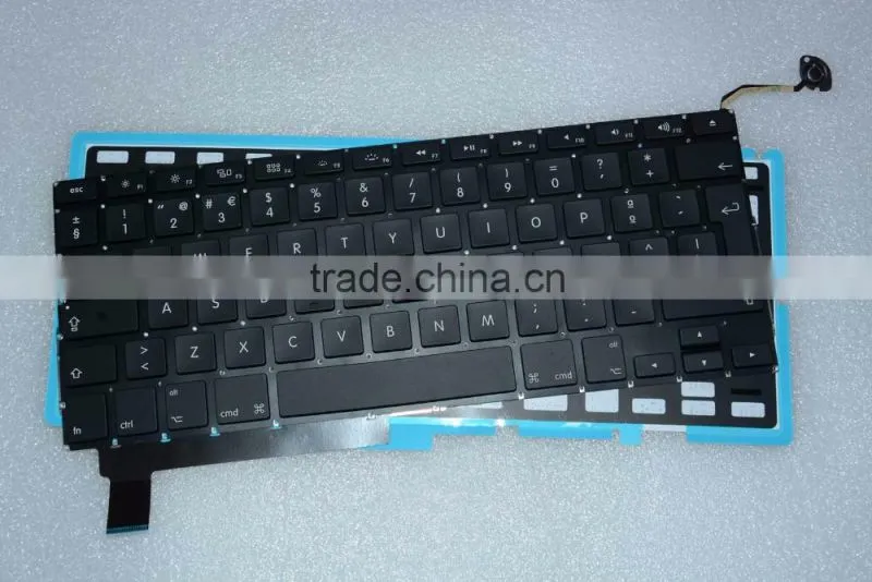 Portuguese Design Laptop keyboard Replacement LED Backlight Lighting For Macbook Pro A1286 2008-2012