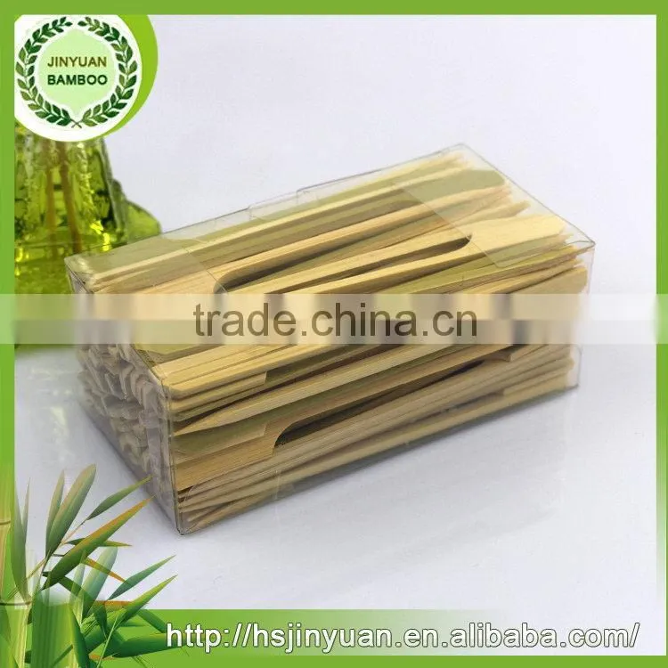 New design best quality bamboo paddle skewer for food