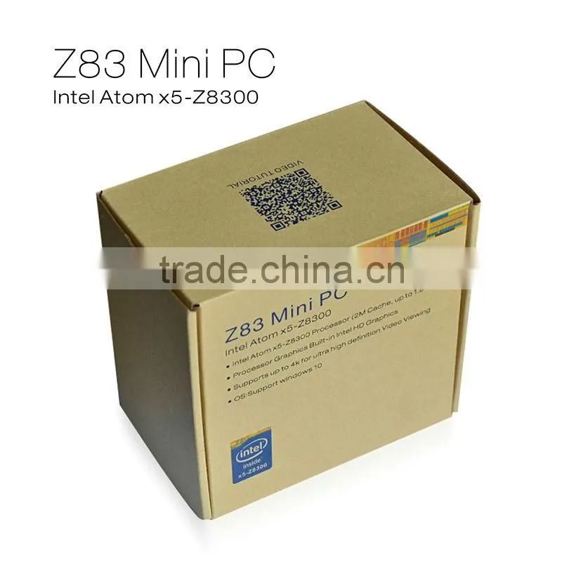 Z83 intel tv box mini pc 1000Mbps LAN Bluetooth BT 4.0