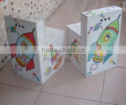 Cardboard furniture cardboard chairs child furniture paper toys