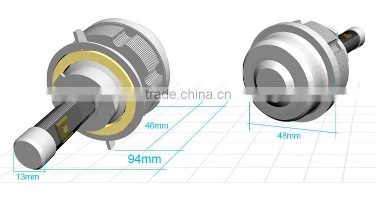 Newest 12V led headlight car lamp H4 H7 H11 H13 9005 9006