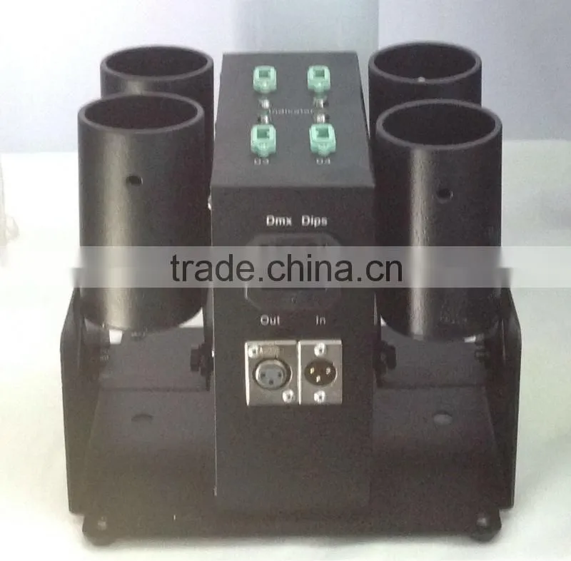 confetti cannon machine for stage party wedding show 4 heads Fireworks shooter / fireworks launcher