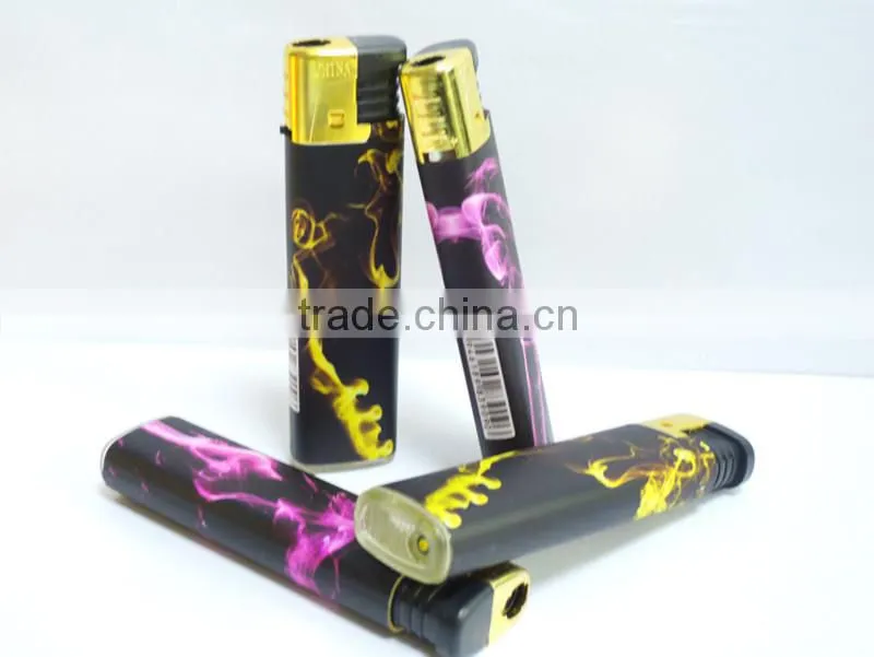 cheap price plastic electric windproof flame cigarette lighter