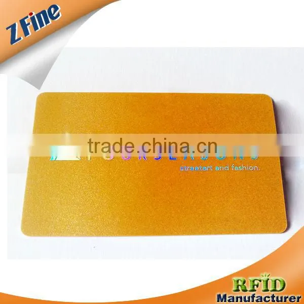 Plastic / PVC Gold and Silver Foil Hot Stamping Business Cards