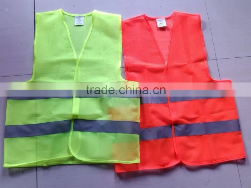 Safety reflective knitted safety vest