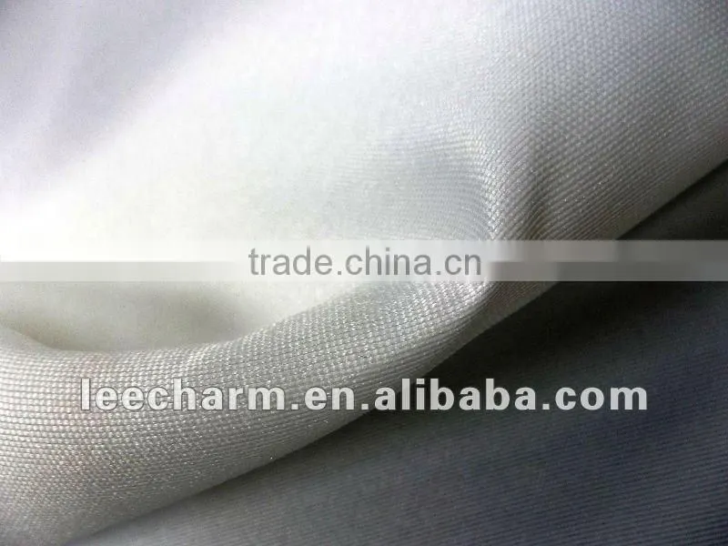 Ivory Satin Fabric for Lady Dress