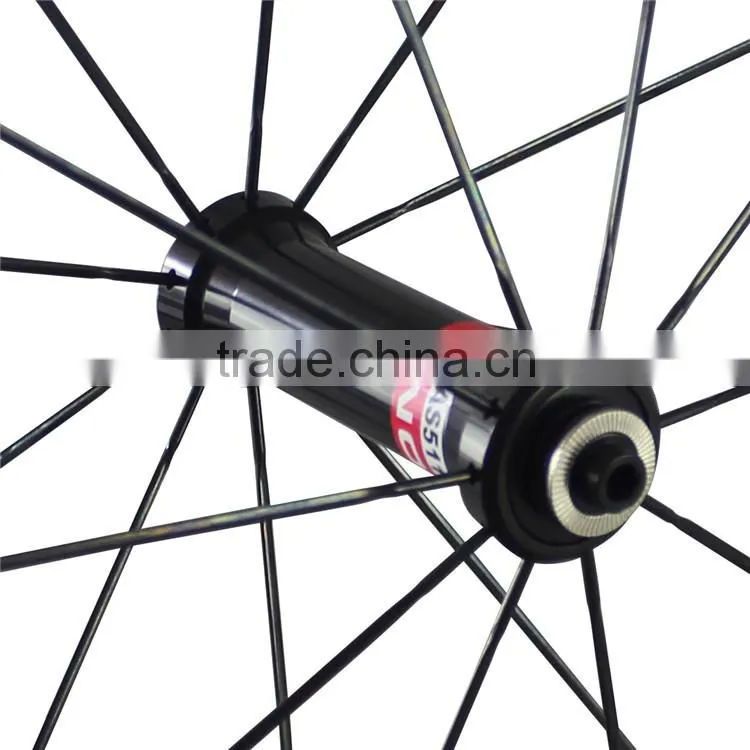 new 23mm width 50mm clincher Novate hub Sapim spoke road bike carbon clincher wheels 50C