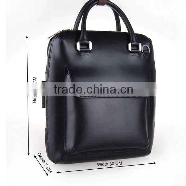 Custom Top quanlity design colour leather men briefcase