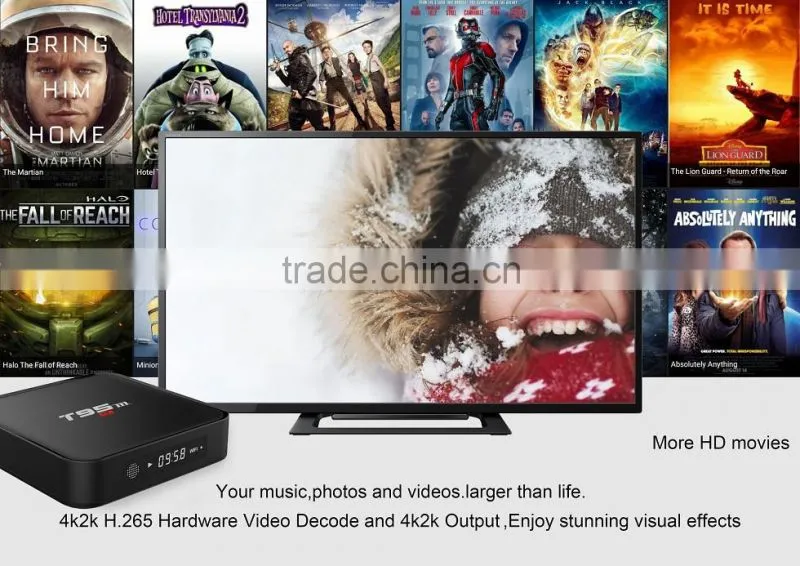 Vensmile Amlogic S905 TV BOX T95M Android 5.12GB/8GB WIFI+LAN BT 4.0 H.265 4k tv box Amlogic S905 TV BOX