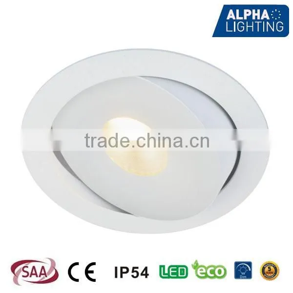 18W 2014 good quality high CRI adjustable led cob downlight