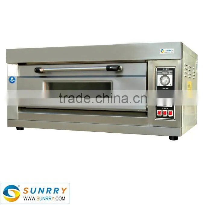 Full-automatic single stainless steel industrial electric deck bread baking oven price for bakery
