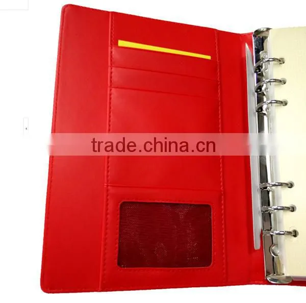 Top grade factory competitive price leather notebook with usb flash drive