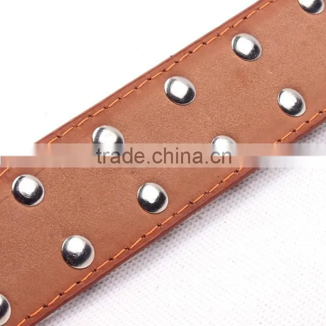 fashion rivet pet collar leather dog collar