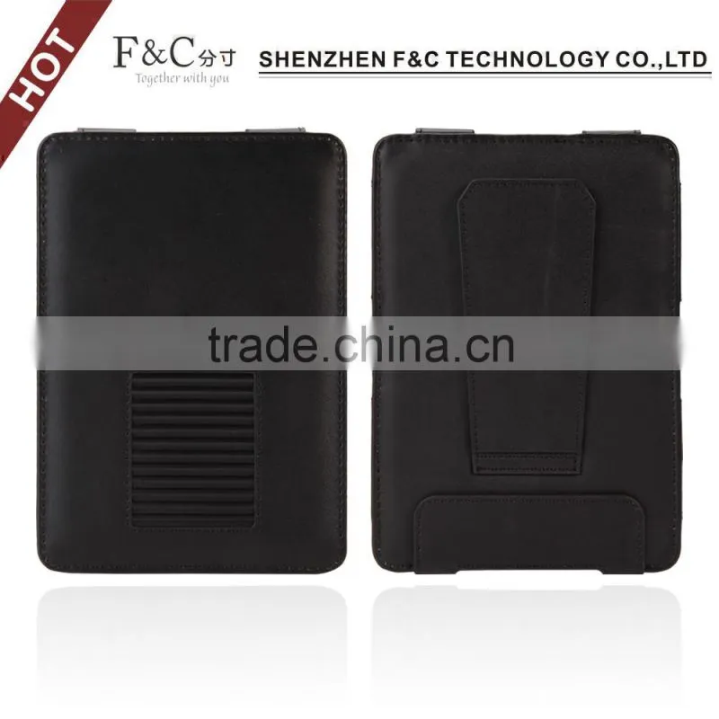 For Amazon kindle touch 2014 e-book leather case with stand function