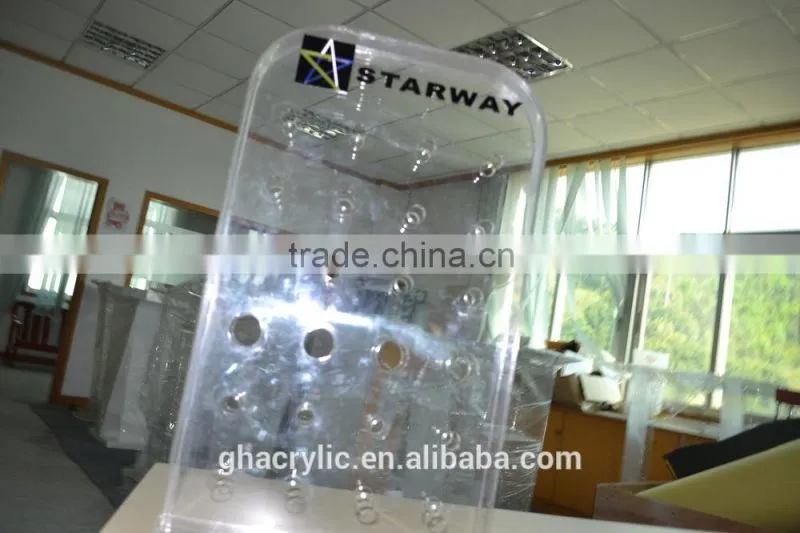 Contemporary design acrylic big display rack,customized acrylic display rack