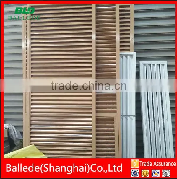 high quality prefabricated fixed louver shutter