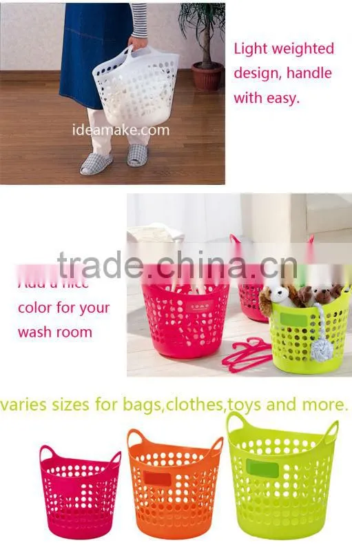 Laundry Bag Plastic Hollowed-out Design Laundry Organizer