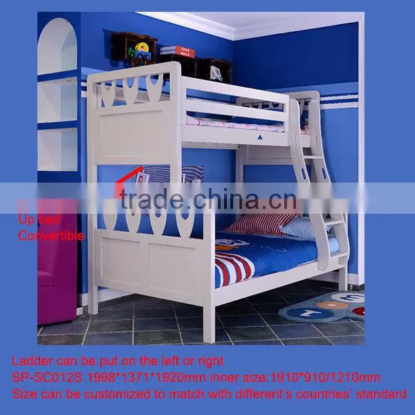 kids jeep car bed of solid wooden bunk bed#SP-SC012S