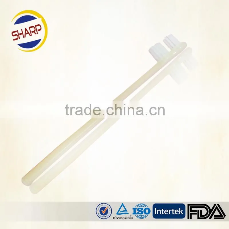 Wholesale transparent toothbrush with cover / personalized toothbrush for sales