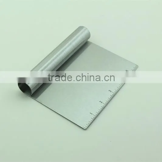 Stainless Steel Multipurpose Scraper Manual Bread Dough Cutter