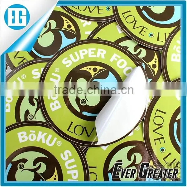 Clear Round Stickers,Diecut Label VINYL STICKER plotter custom die cut stickers