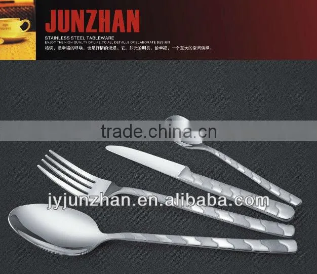 Elegant Tableware spoon fork of food certificate made in Jieyang Junzhan and low price