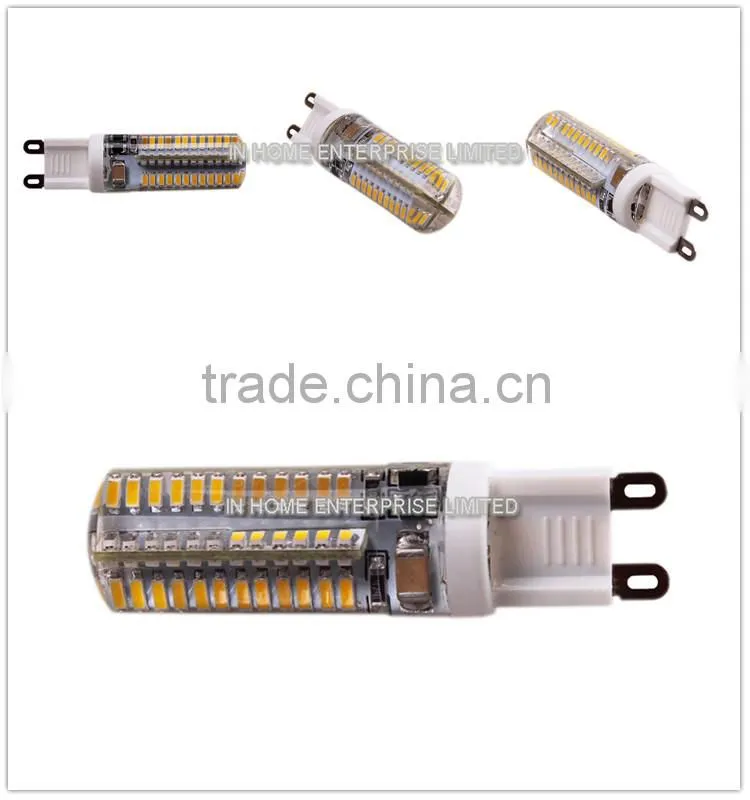 hot selling g9 silicon CE ROHS G4 LED light bulb, DC12/24V silicon spot led light