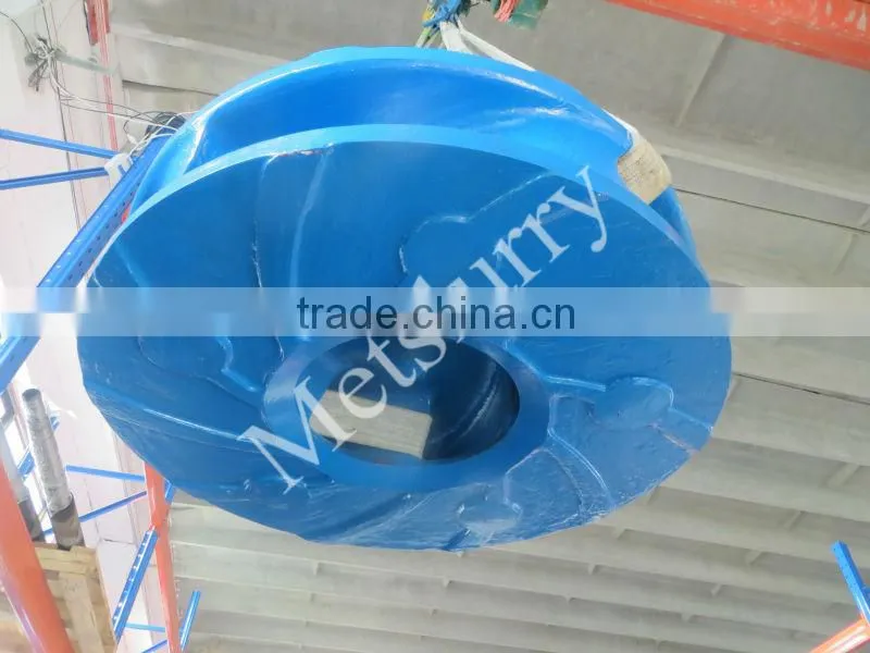 Horizontal slurry pump spare parts centrifugal impeller