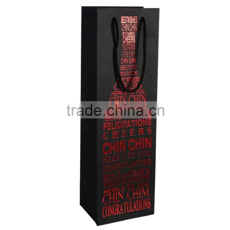 wine bottle paper bag