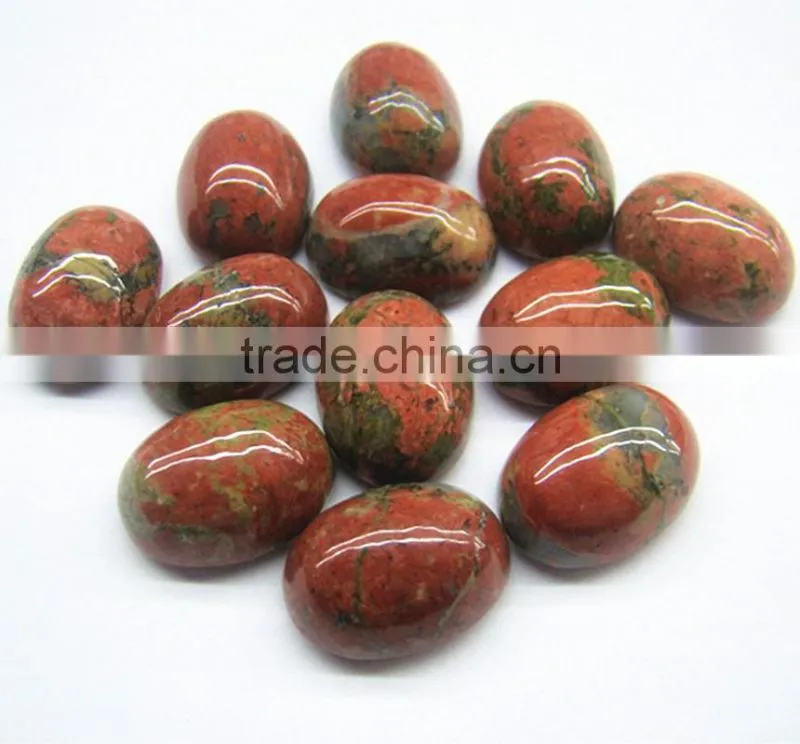 2015 new style unakite oval cabochon wholesale
