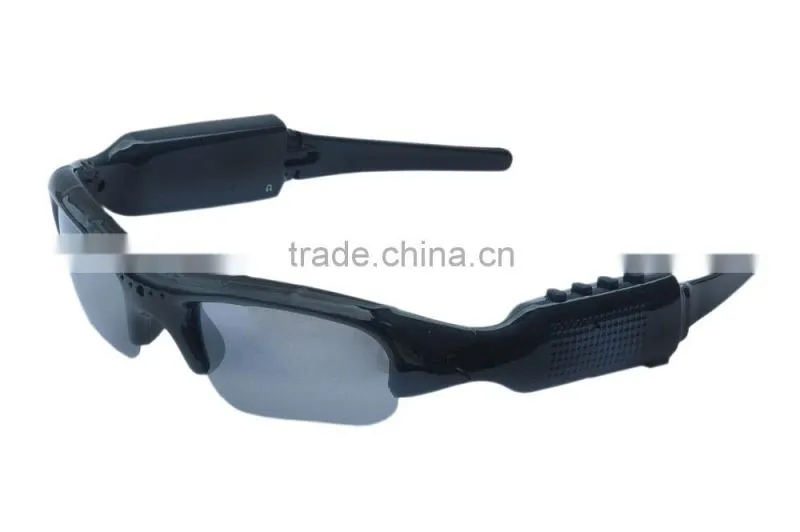 Stereo bluetooth mp3 sunglasses with video camera 1280*720 TF card